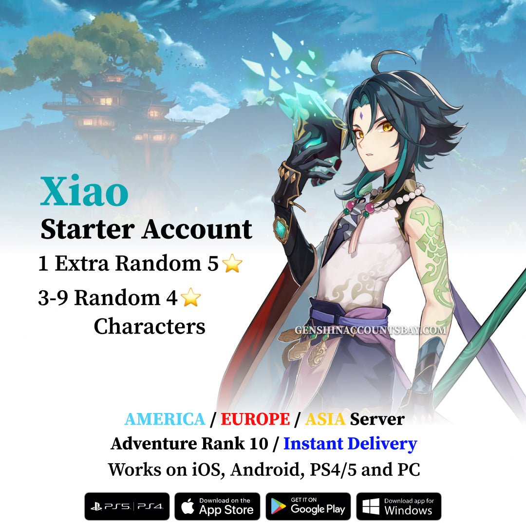 Xiao Starter Account - Genshin Accounts