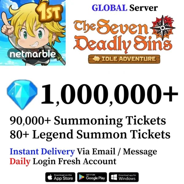 The Seven Deadly Sins: Idle Adventure Starter Account [Global]