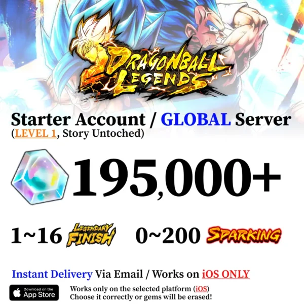 DB Legends Starter Account iOS