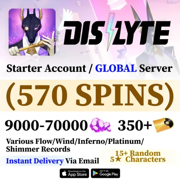 Dislyte Reroll Account with 570 Spins [Global]