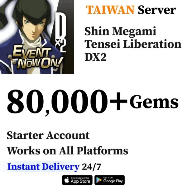 Dx2 Shin Megami Tensei: Liberation Starter Account [Taiwan]