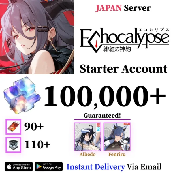 Echocalypse: Scarlet Covenant Starter Reroll Account [Japan]