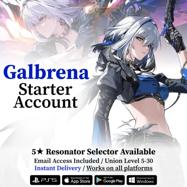Galbrena Wuthering Waves Starter Reroll Account