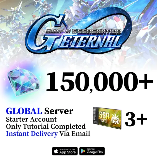 SD Gundam G Generation Eternal Starter Account [Global]