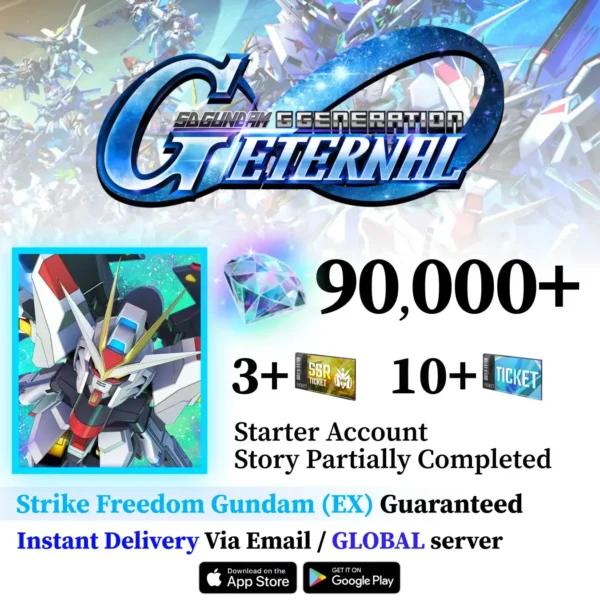 Strike Freedom Gundam Account SD Gundam G Generation Eternal [Global]