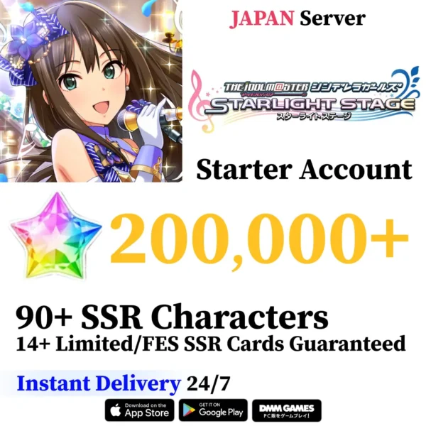 iDOLM@STER Cinderella Girls Starlight Stage Reroll Account [Japan]