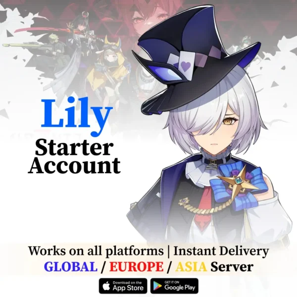 Lily Etheria Restart Starter Account [Global/Europe/Asia]