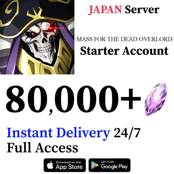 Overlord: Mass for the Dead Starter Account, Chaos Stones [JP]