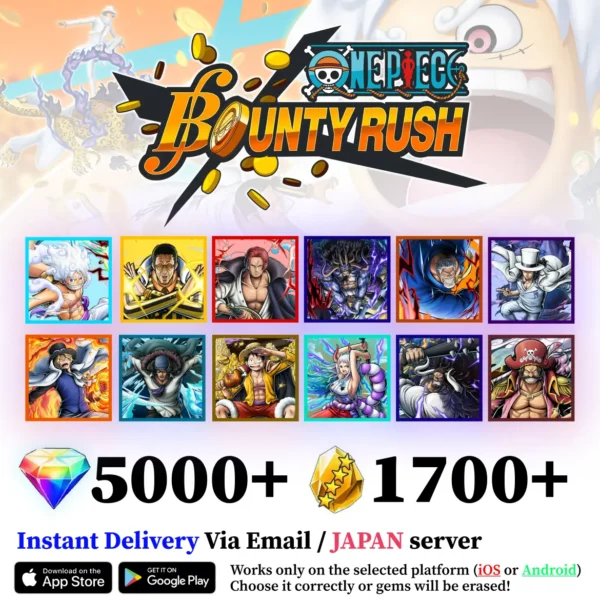 OPBR accounts ex characters JAPAN