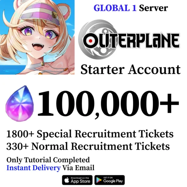 OUTERPLANE Starter Reroll Account [Global 1]
