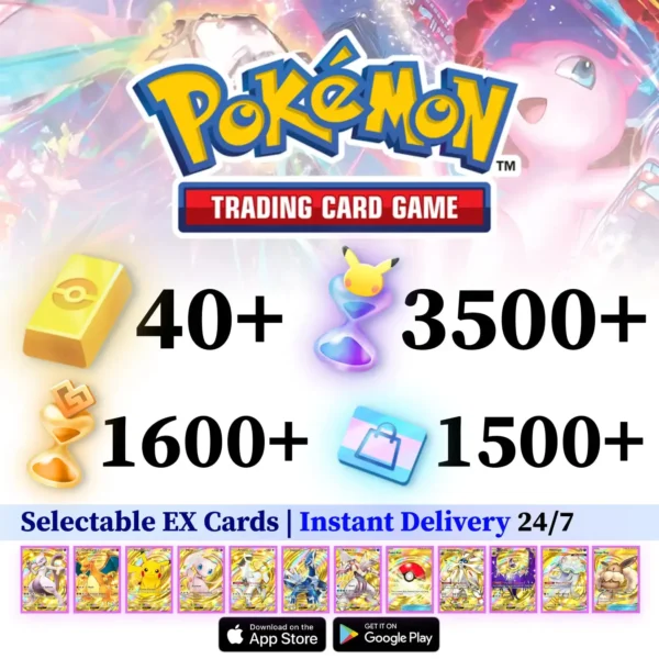 Pokemon TCG Pocket Starter Account with Selectable Crown or Immersive