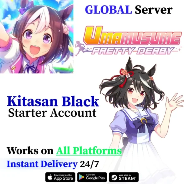 Kitasan Black Uma Musume Starter Reroll Account [Global]