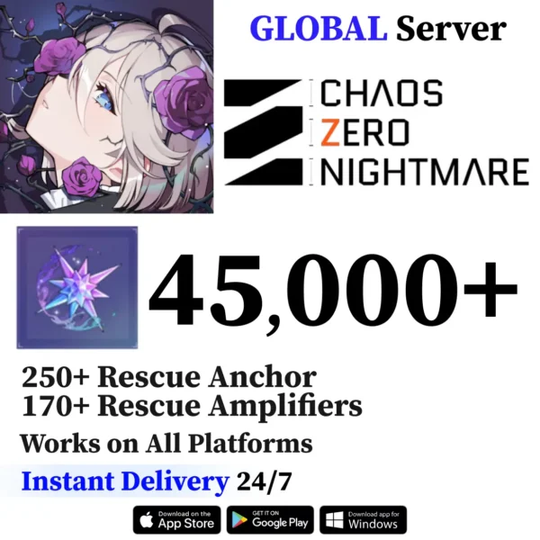 Chaos Zero Nightmare Starter Account with Crystals [Global]