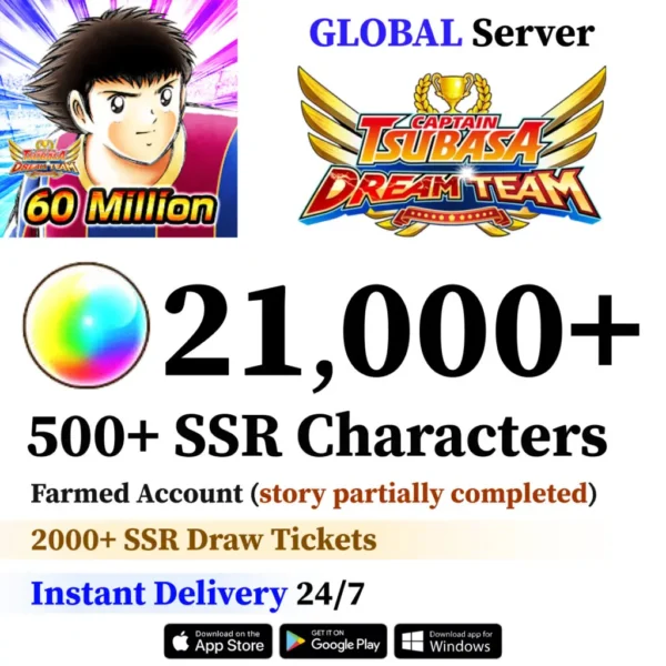 Captain Tsubasa Dream Team Farmed Account [Global]