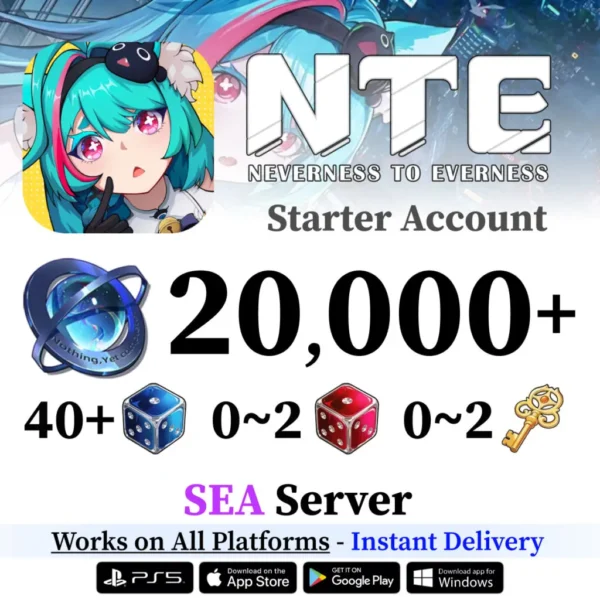 NTE: Neverness to Everness Reroll Starter Account with Annulith [SEA]
