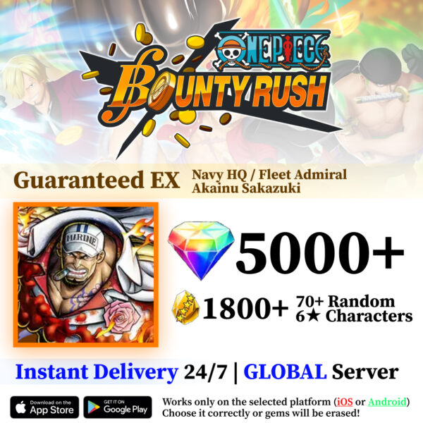 Akainu OPBR Starter Reroll Account [Global]