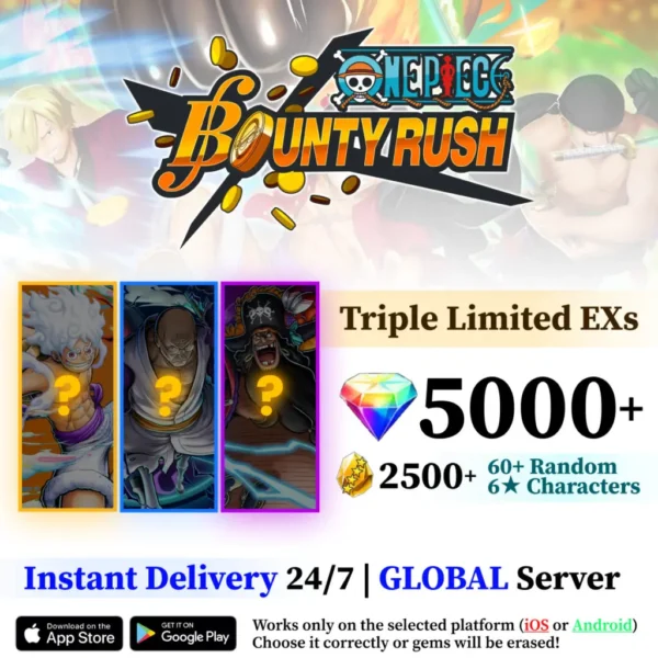 Triple EX Combo OPBR Reroll Account [Global]