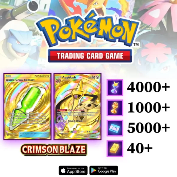 Crimson Blaze (B1a Expansion) Account Pokemon TCG Pocket