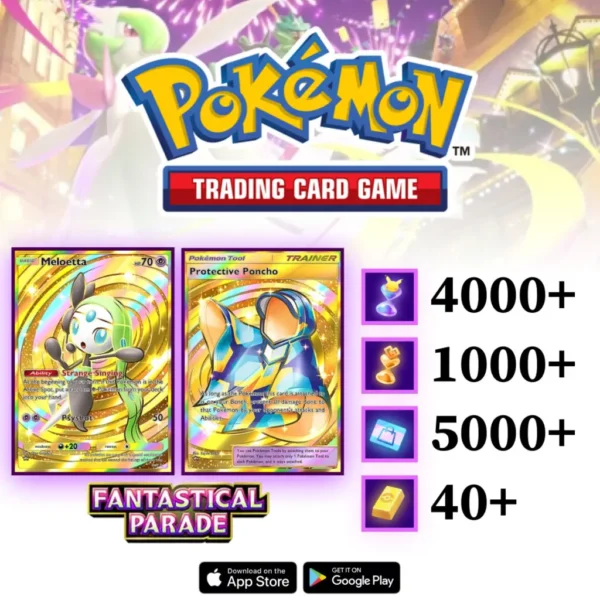 Pokemon TCG Pocket Fantastical Parade Account with Crown Cards