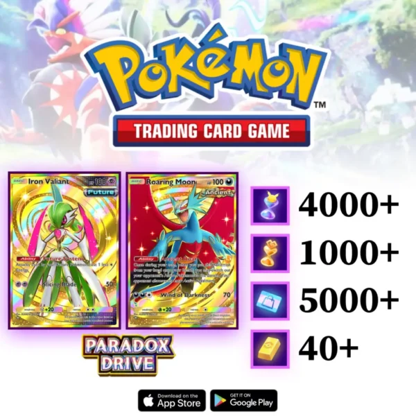 Pokemon TCG Pocket Paradox Drive Account with Crown Cards