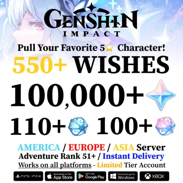 Genshin Impact Reroll Account, Limited Resources