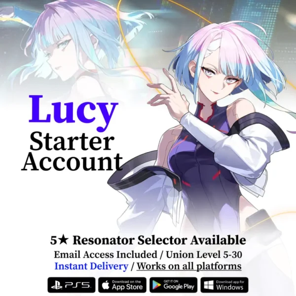 Wuthering Waves Lucy Starter Reroll Account)
