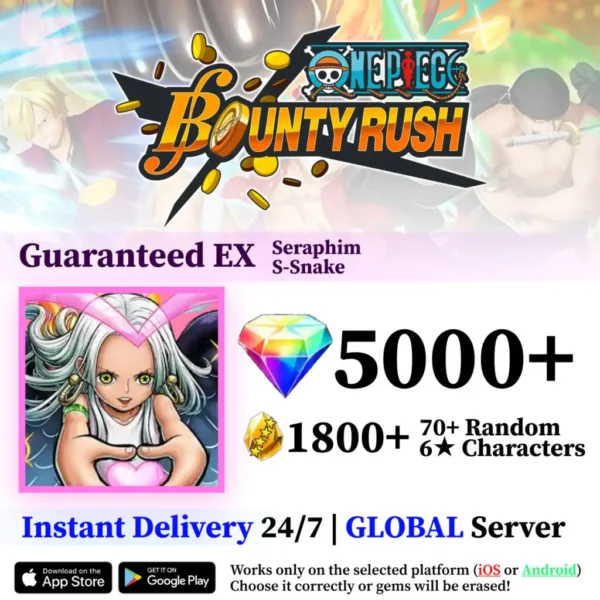 Seraphim S-Snake OPBR Starter Reroll Account [Global]