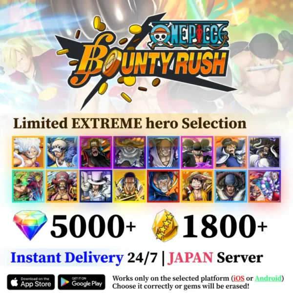 OPBR Starter Reroll Account with EX Character [Japan]