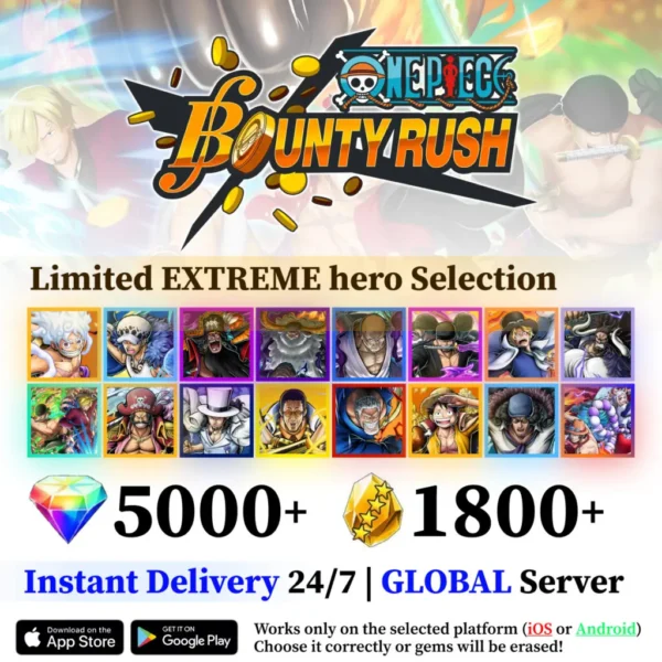 OPBR Starter Reroll Account with Extreme Characters [Global]
