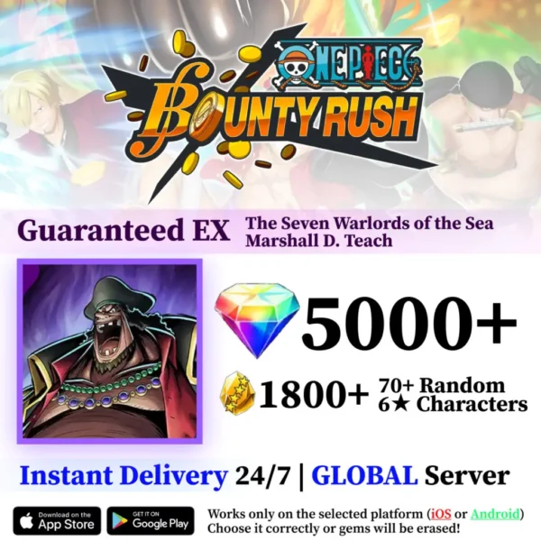 Marshall D. Teach OPBR Starter Reroll Account [Global]