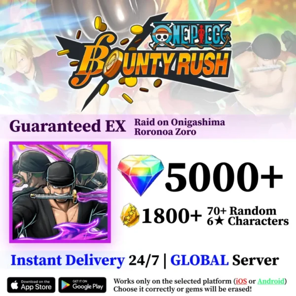 Zoro OPBR Starter Reroll Account [Global]