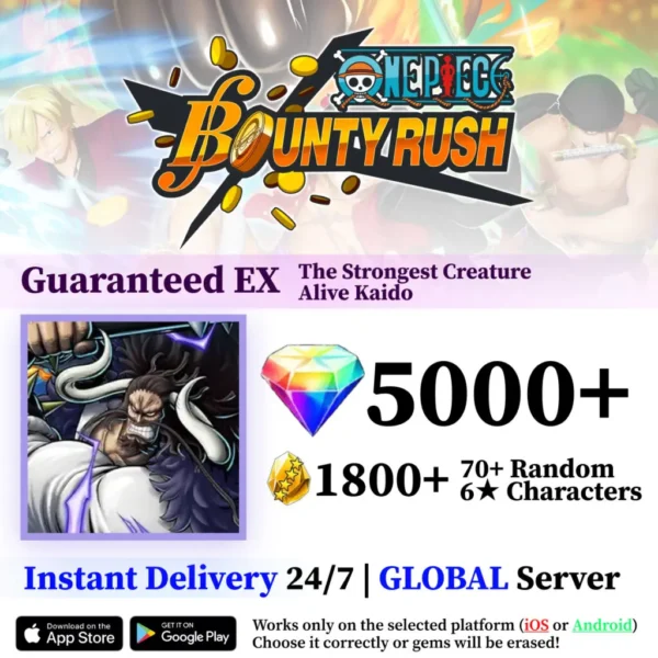 Kaido OPBR Starter Reroll Account [Global]