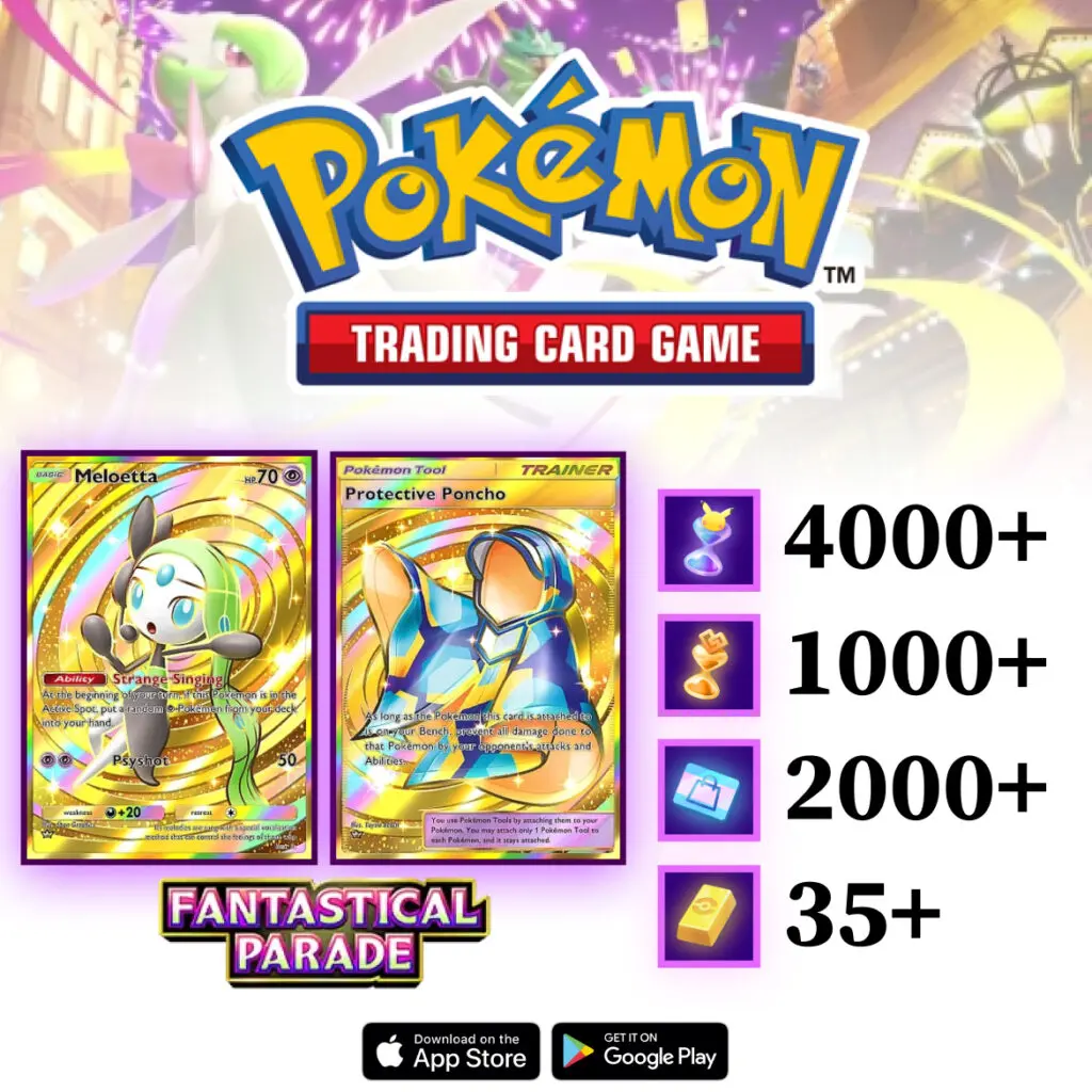 Pokemon TCG Pocket Fantastical Parade Account with Crown Cards