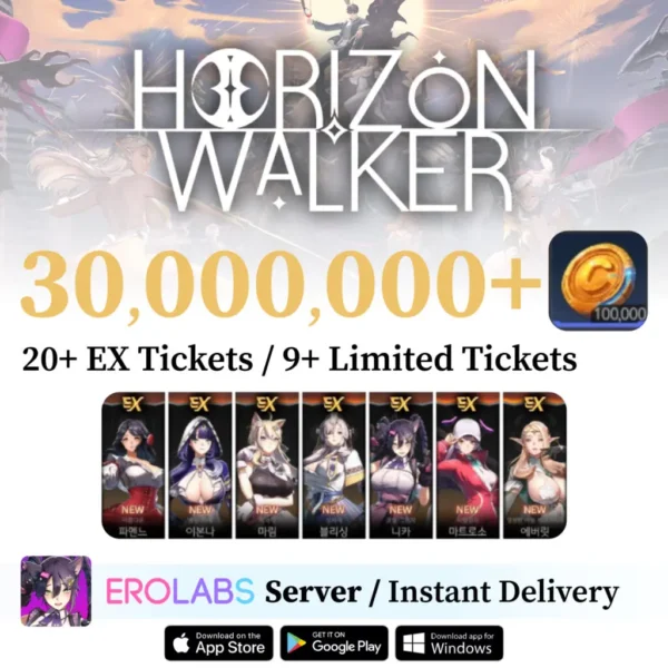Horizon Walker Reroll Account with Gold Coins