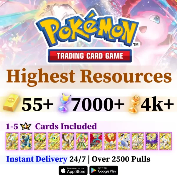 Pokemon TCG Pocket Account with Highest Resources