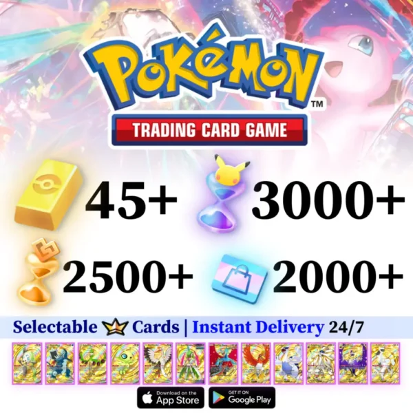 Pokemon TCG Pocket Starter Account with Selectable Crown or Immersive