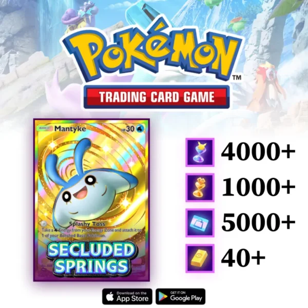 Mantyke Crown Rare Starter Account Pokemon TCG Pocket