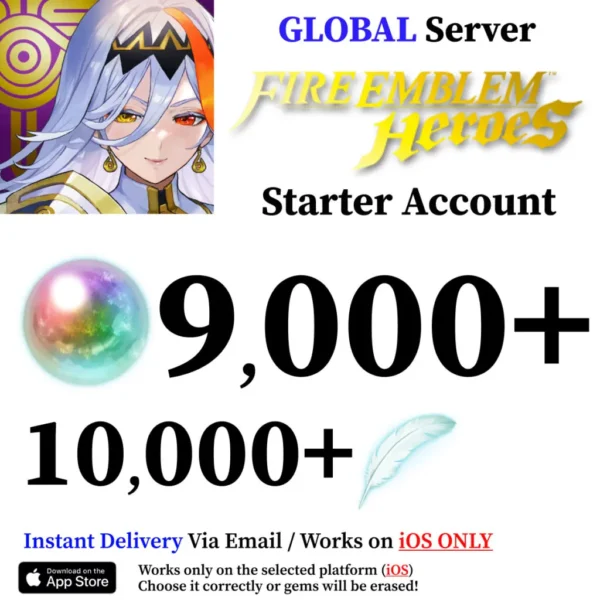 Fire Emblem Heroes Starter Account with Orbs (iOS)