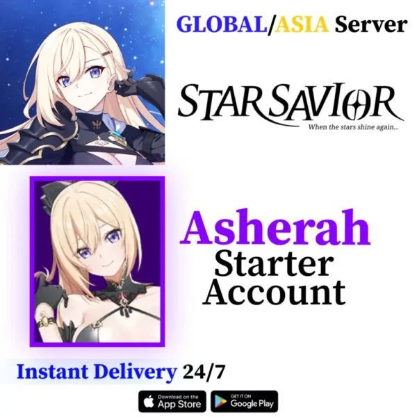 Asherah Star Savior Starter Account