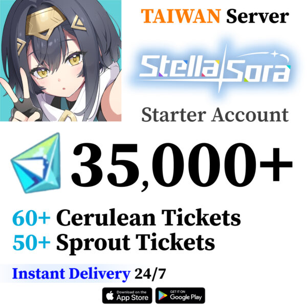 Stella Sora Starter Account with 35,000+ Stellanite Dust [Taiwan]