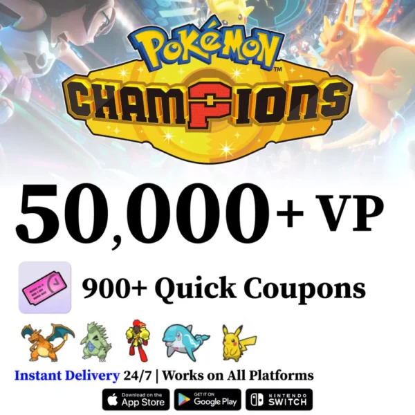Pokemon Champions Account with Selectable Battle-Ready Pokemon