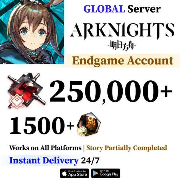 Arknights Endgame Reroll Account, 1500+ Originite Prime [Global]