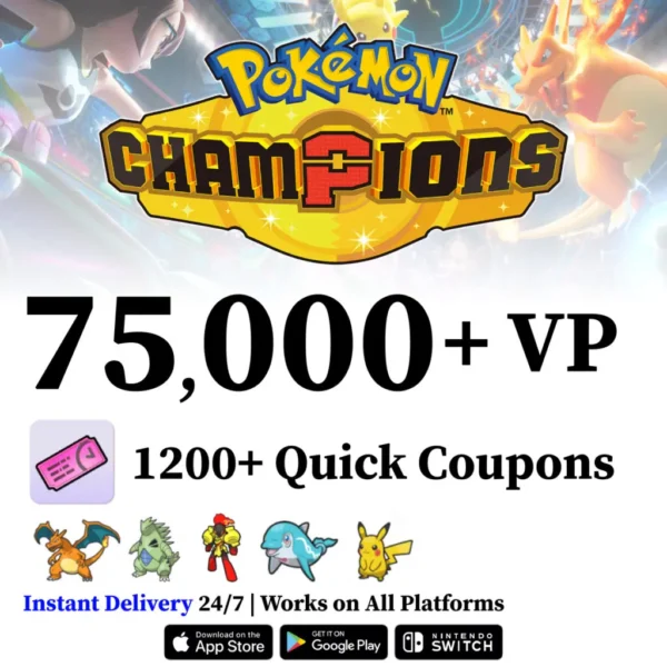 Pokemon Champions Account with Selectable Battle-Ready Pokemon