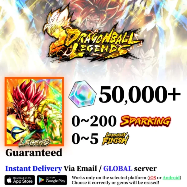 Dragon Ball Legends LR Super Saiyan God Shallet Starter Account