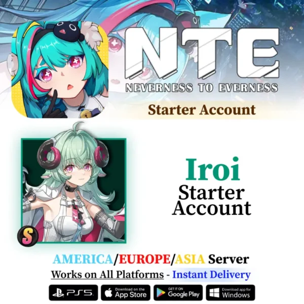 Iroi Neverness to Everness Reroll Starter Account