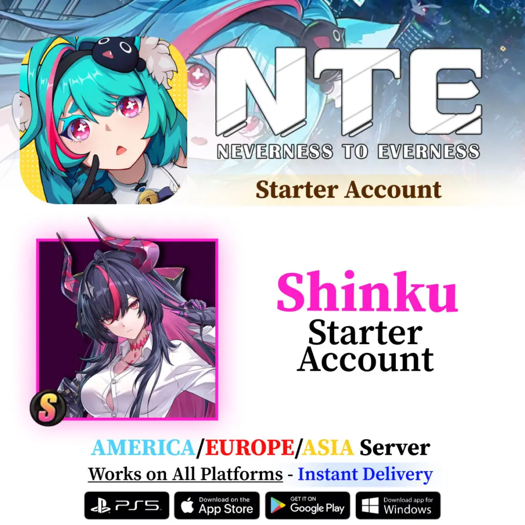 Shinku Neverness to Everness Reroll Starter Account