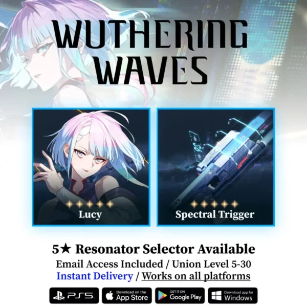 Lucy with Spectral Trigger Starter Reroll Account Wuthering Waves