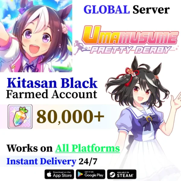 Kitasan Black Uma Musume Starter Account with Carats [Global]