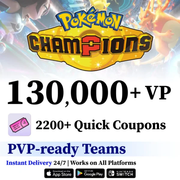 Pokemon Champions Starter Account with Victory Points