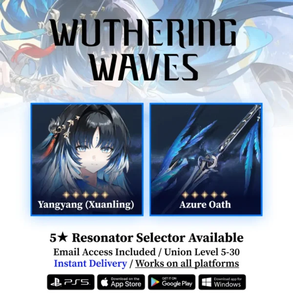 Yangyang: Xuanling with Azure Oath Starter Reroll Account [WUWA]